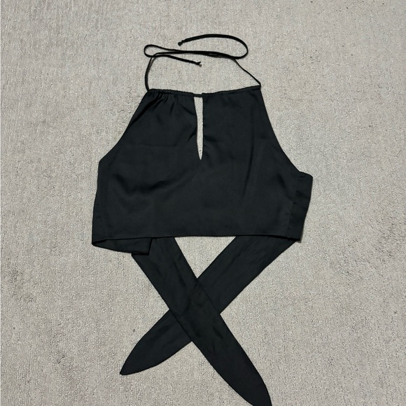 Garage satin tie top - Picture 3 of 4